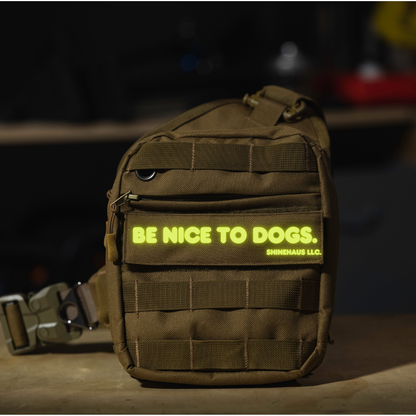 'No Dogs' Velcro Patch