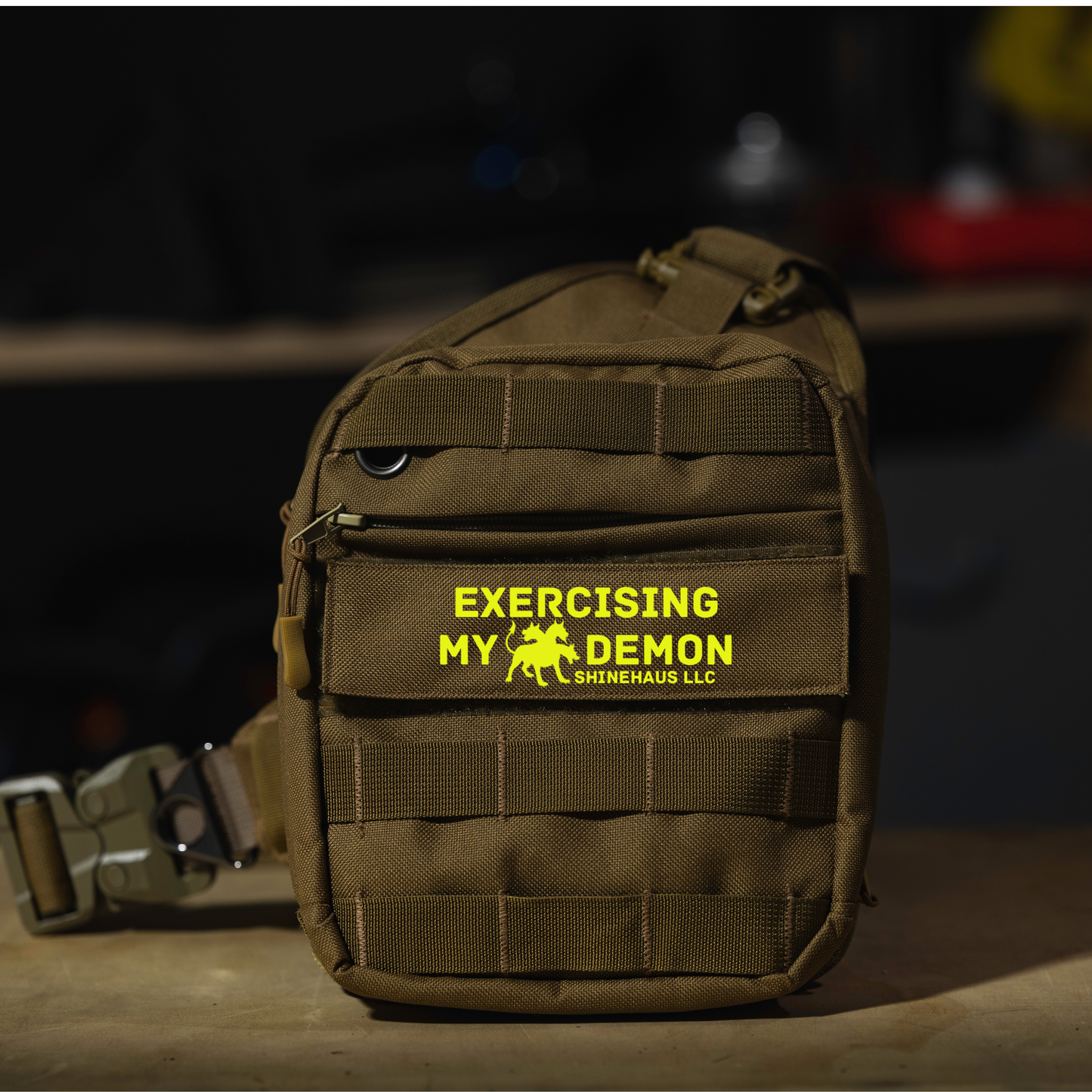 ‘Exercising My Demon' Velcro Patch (Singular)