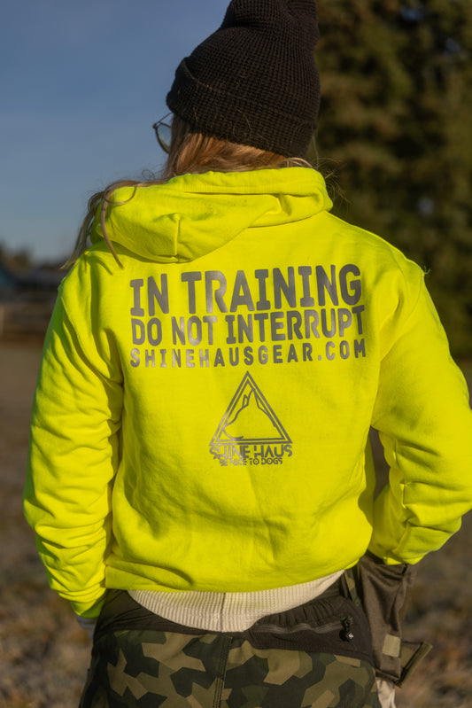 ShineHaus Hi Vis Reflective Zip Up Training Hoodie